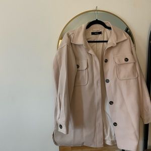 Forever 21 Beige Shirt Jacket